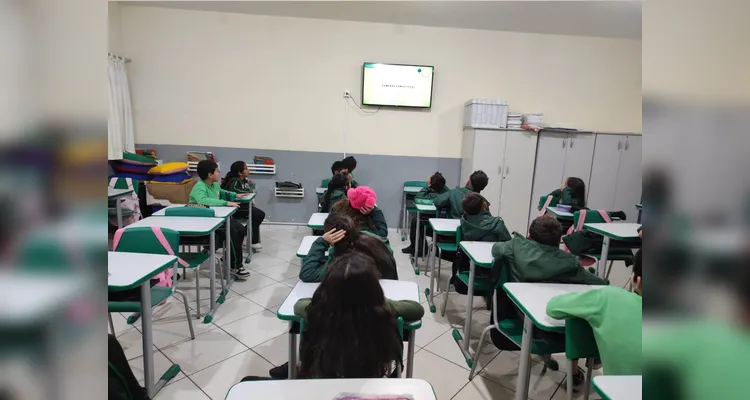 Confira os registros dos trabalhos prático e teórico em sala de aula.