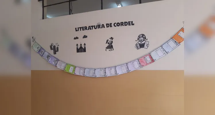 Exposição contribuiu para que educandos levassem suas produções aos colegas de outras classes.