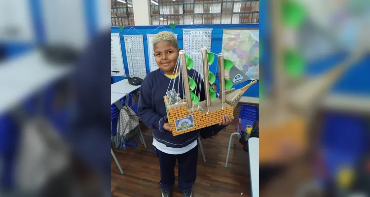 Com amplas atividades, a turma pôde se aprofundar na história do patrono da escola e compartilhar os aprendizados com os demais colegas.
