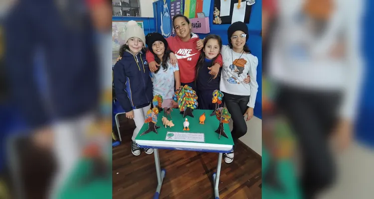Com amplas atividades, a turma pôde se aprofundar na história do patrono da escola e compartilhar os aprendizados com os demais colegas.