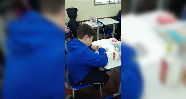 Uma das atividades realizadas pela turma foi a reescrita criativa de uma obra de Cecília Meireles.