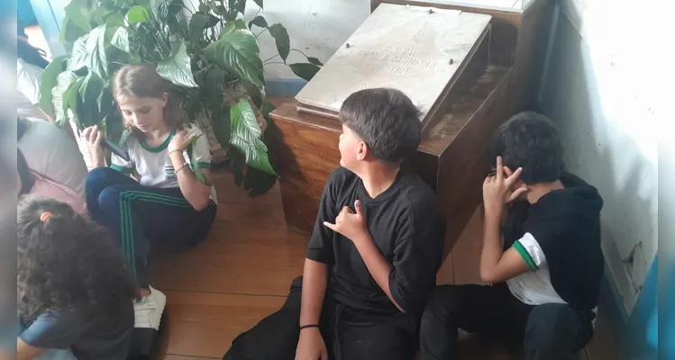 Confira os registros da proposta em sala de aula e durante a saída a campo.