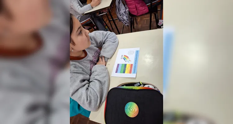 As ações da classe aconteceram na disciplina de Artes.