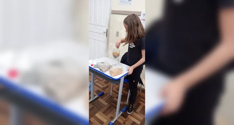 Veja alguns registros dos alunos desenvolvendo as ações em sala de aula.