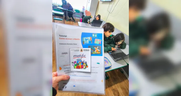 Desenvolvimento do trabalho contou com auxílio da tecnologia e muito engajamento da turma.