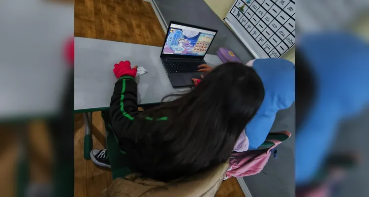 Desenvolvimento do trabalho contou com auxílio da tecnologia e muito engajamento da turma.