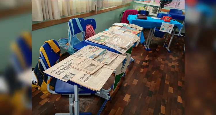 Veja a série de registros e os materiais expostos durante a feira dos estudantes.
