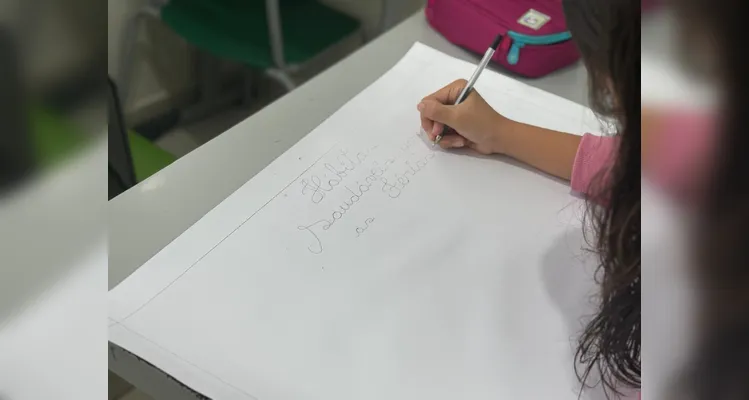 Proposta em sala colocou alunos para planejarem quais serão seus 'bons desafios' nas férias.