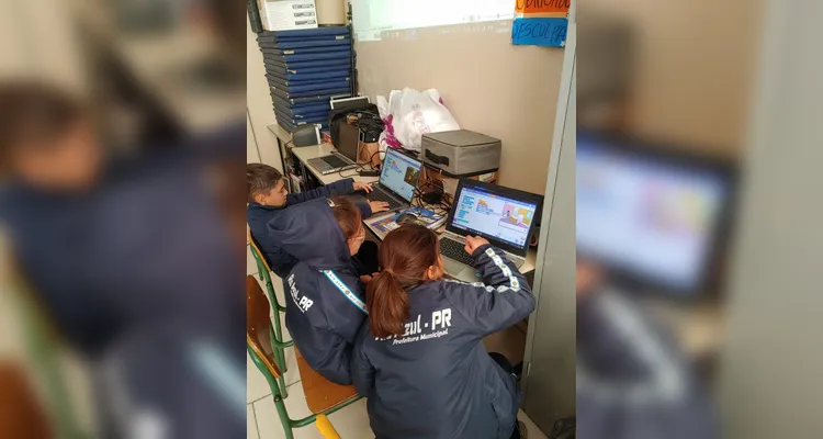 Tecnologia foi ampla aliada em sala de aula.