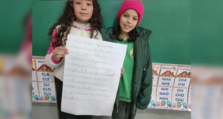 Confira a série de registros do amplo trabalho em sala de aula.