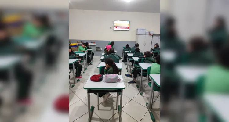 Confira a série de registros do amplo trabalho em sala de aula.