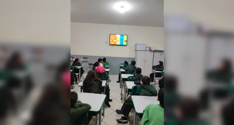 Confira a série de registros do amplo trabalho em sala de aula.