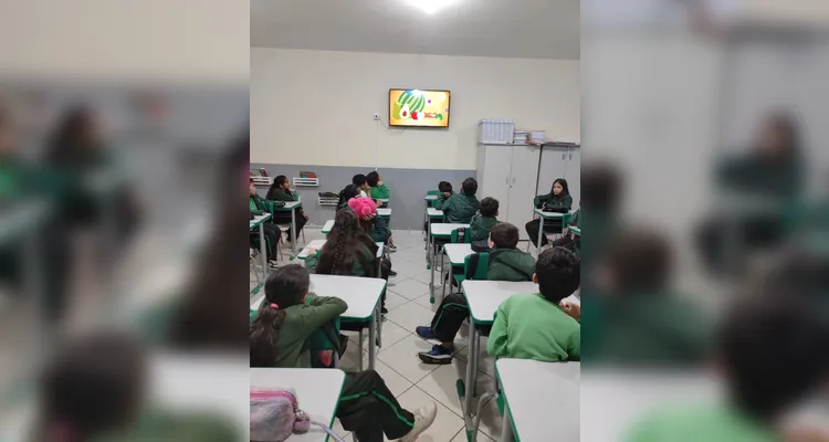 Confira a série de registros do amplo trabalho em sala de aula.
