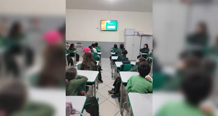 Confira a série de registros do amplo trabalho em sala de aula.
