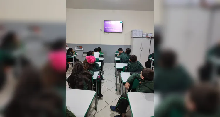 Confira a série de registros do amplo trabalho em sala de aula.