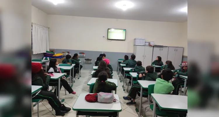 Confira a série de registros do amplo trabalho em sala de aula.
