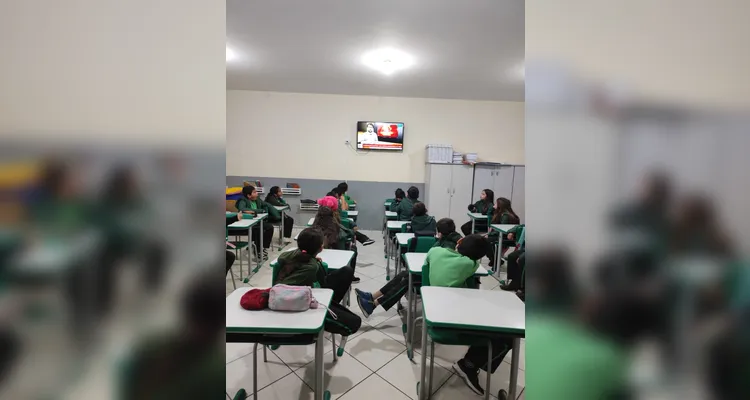 Confira a série de registros do amplo trabalho em sala de aula.