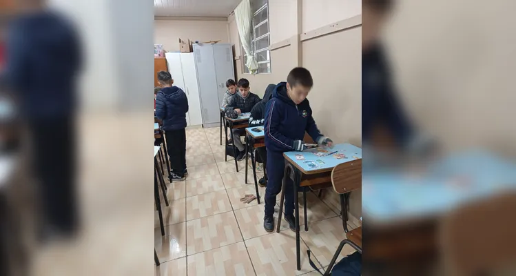 Trabalho contou com diversificados momentos em sala de aula e participação de toda a classe.