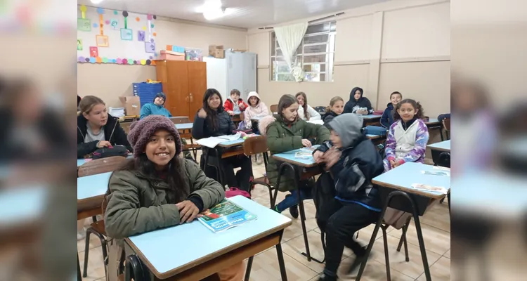 Trabalho contou com diversificados momentos em sala de aula e participação de toda a classe.