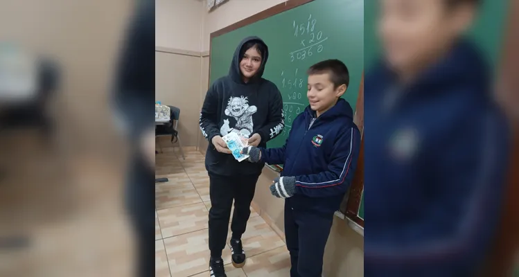 Trabalho contou com diversificados momentos em sala de aula e participação de toda a classe.