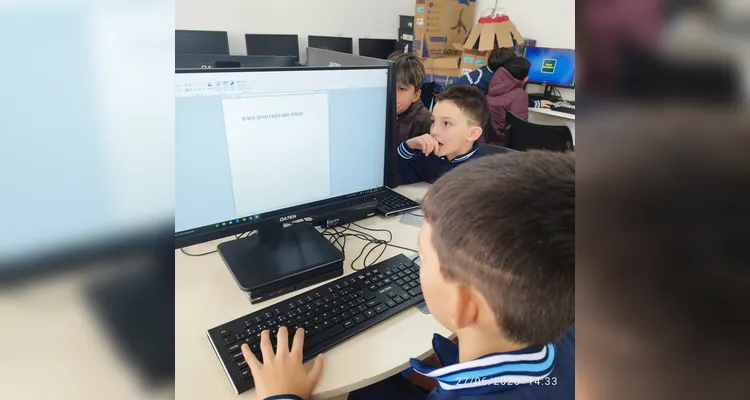 Proposta trouxe planejamento dos educandos para as férias de julho.