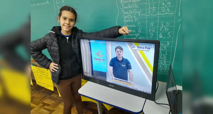 A videoaula do projeto Vamos Ler foi o ponto de partida para os estudos da turma.