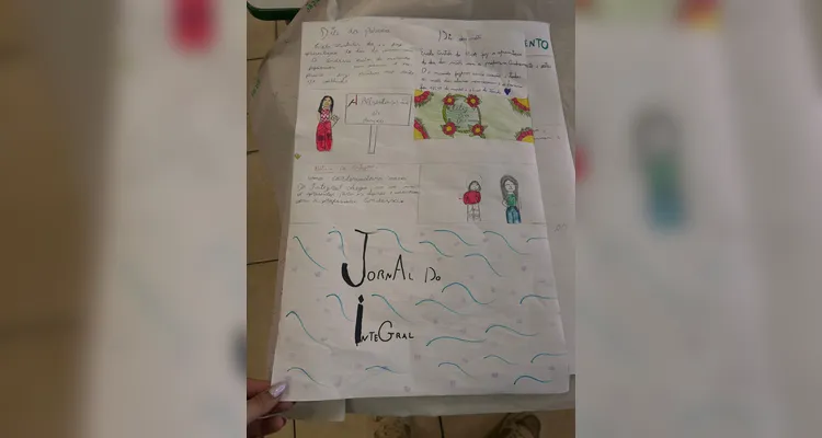 Confira as produções dos alunos em sala de aula.