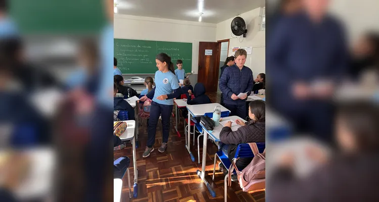 A classe desenvolveu uma série de atividades baseadas na videoaula especial sobre os cuidados com a saúde nas férias.