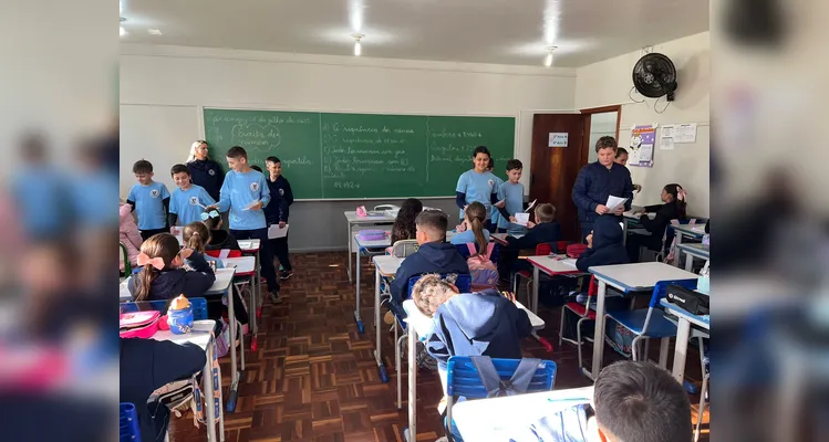 A classe desenvolveu uma série de atividades baseadas na videoaula especial sobre os cuidados com a saúde nas férias.