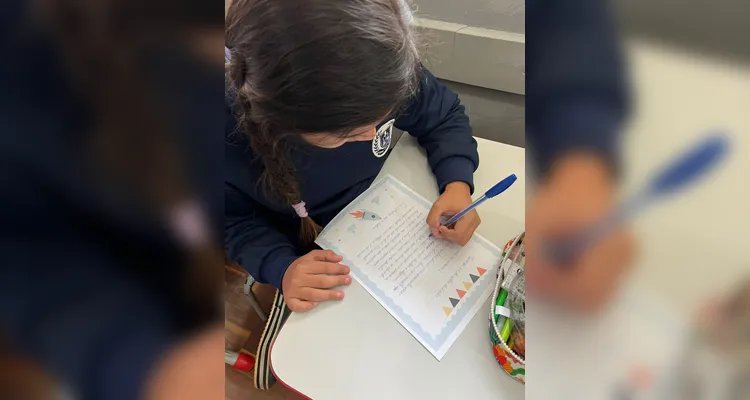 A classe desenvolveu uma série de atividades baseadas na videoaula especial sobre os cuidados com a saúde nas férias.