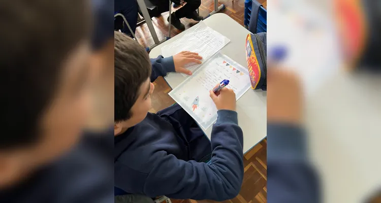 A classe desenvolveu uma série de atividades baseadas na videoaula especial sobre os cuidados com a saúde nas férias.