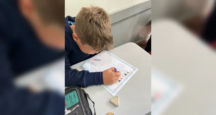 A classe desenvolveu uma série de atividades baseadas na videoaula especial sobre os cuidados com a saúde nas férias.