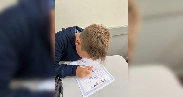 A classe desenvolveu uma série de atividades baseadas na videoaula especial sobre os cuidados com a saúde nas férias.