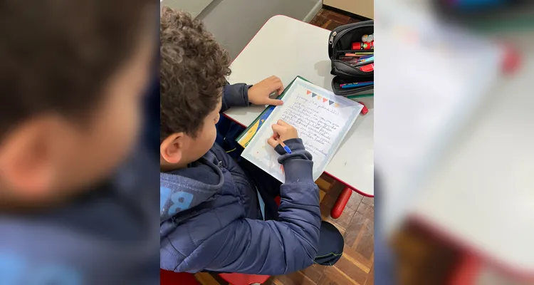 A classe desenvolveu uma série de atividades baseadas na videoaula especial sobre os cuidados com a saúde nas férias.