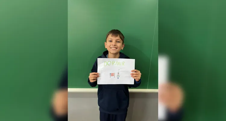 A classe desenvolveu uma série de atividades baseadas na videoaula especial sobre os cuidados com a saúde nas férias.