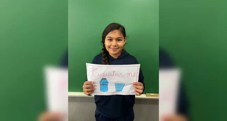 A classe desenvolveu uma série de atividades baseadas na videoaula especial sobre os cuidados com a saúde nas férias.