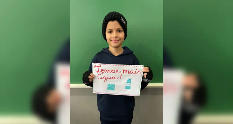 A classe desenvolveu uma série de atividades baseadas na videoaula especial sobre os cuidados com a saúde nas férias.