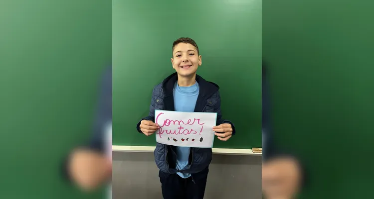 A classe desenvolveu uma série de atividades baseadas na videoaula especial sobre os cuidados com a saúde nas férias.