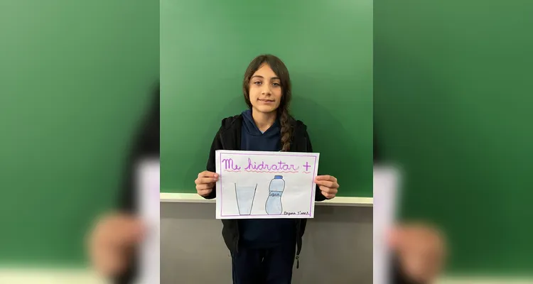 A classe desenvolveu uma série de atividades baseadas na videoaula especial sobre os cuidados com a saúde nas férias.