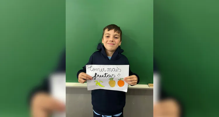 A classe desenvolveu uma série de atividades baseadas na videoaula especial sobre os cuidados com a saúde nas férias.