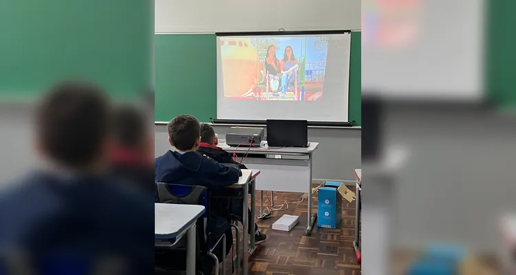 A classe desenvolveu uma série de atividades baseadas na videoaula especial sobre os cuidados com a saúde nas férias.