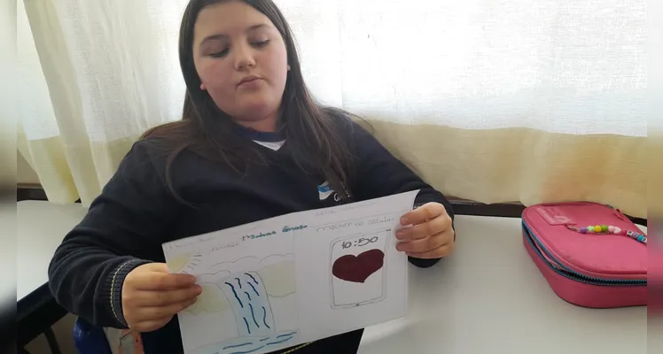 A turma se engajou com as propostas de atividades pedagógicas contidas na aula e realizou importantes reflexões.