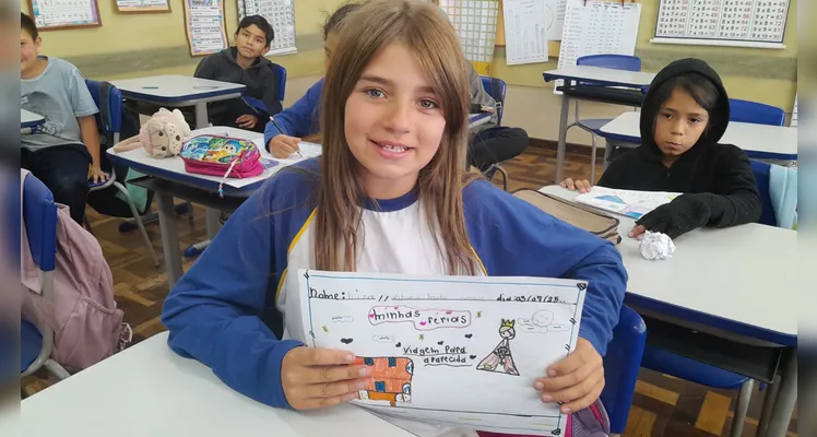 A turma se engajou com as propostas de atividades pedagógicas contidas na aula e realizou importantes reflexões.