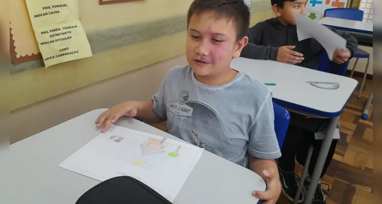 A turma se engajou com as propostas de atividades pedagógicas contidas na aula e realizou importantes reflexões.