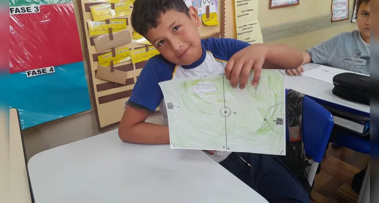 A turma se engajou com as propostas de atividades pedagógicas contidas na aula e realizou importantes reflexões.