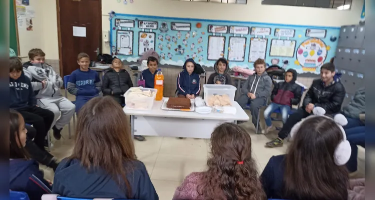 Veja como foi o trabalho em sala de aula e os registros dos alunos em casa.