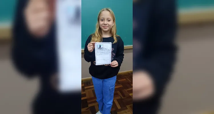 Veja como ficou o informativo dos educandos em sala de aula.