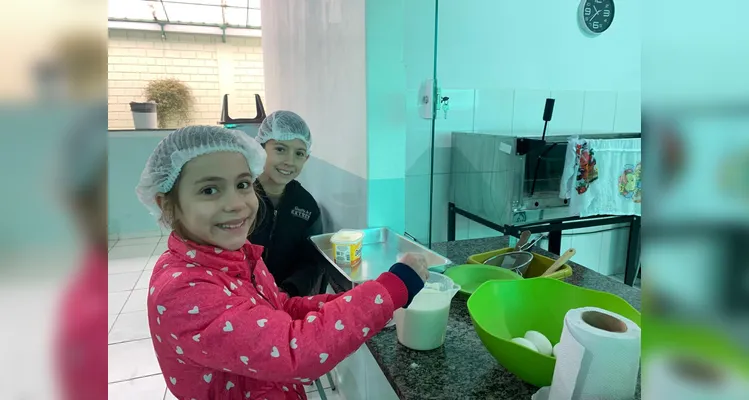Confira os momentos que os alunos colocaram a 'mão na massa' dentro da saborosa atividade.