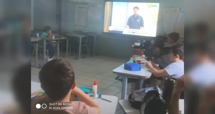 Tecnologia foi principal aliada em sala de aula.