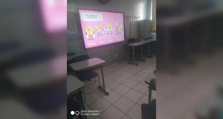 Tecnologia foi principal aliada em sala de aula.